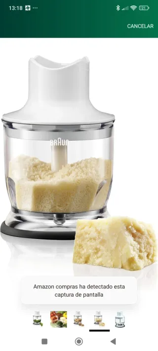 Picadora Braun para batidora