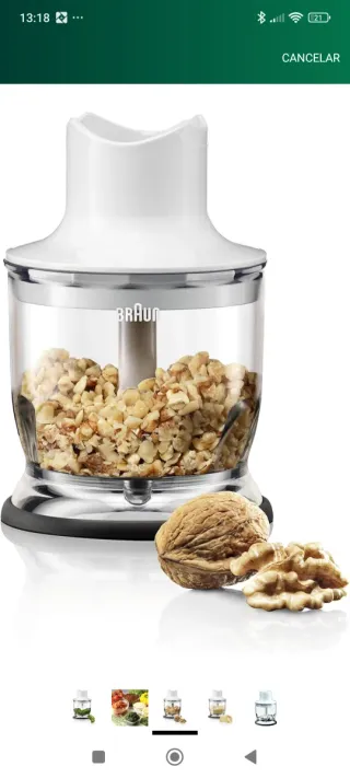 Picadora Braun para batidora