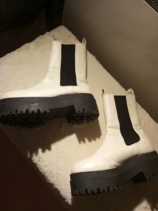 Botas blancas plataforma