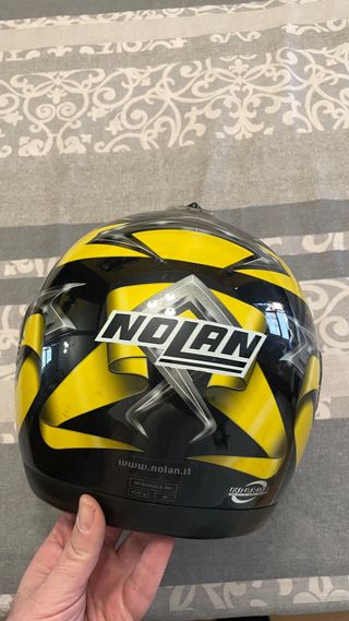Casco Integral Nolan Amarillo y Negro