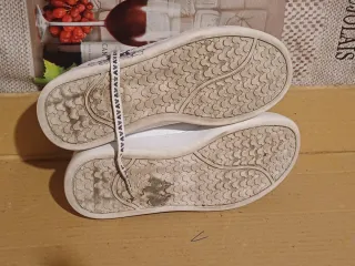 Scarpe Disney Bianche Argento Tg 37