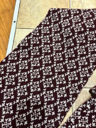 Sciarpa Scout Invernale Uomo Viola e Bianca