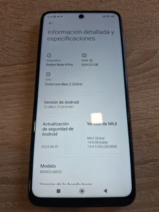 Xiaomi Redmi Note 9 Pro 128GB da riparare