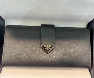 Portafoglio Verticale Prada 1MV025 Nero