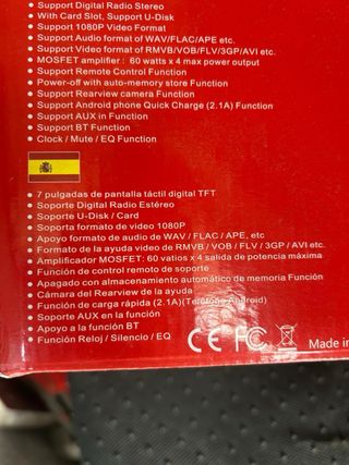 Pantalla Coche 7 1080p