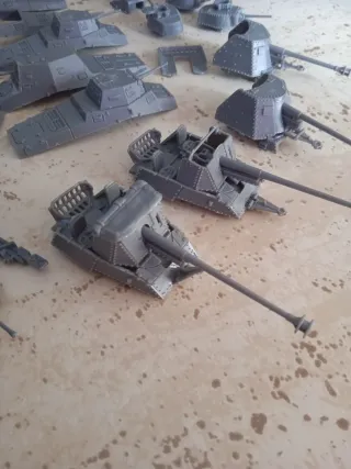 Piezas y torretas tanques 1/72