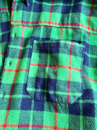 Camicia El Charro in flanella a quadri vintage XL