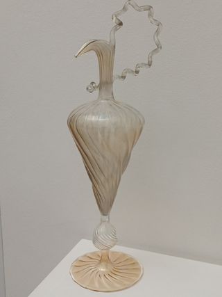 Caraffa vintage vetro soffiato