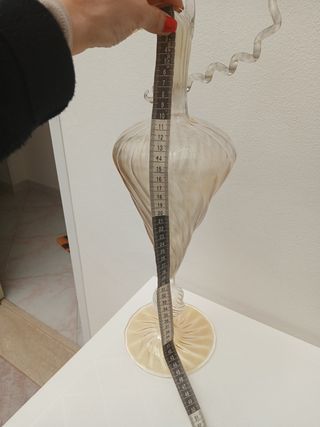 Caraffa vintage vetro soffiato