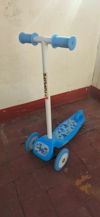 Patinete infantil 3 ruedas azul