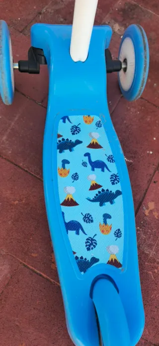 Patinete infantil 3 ruedas azul