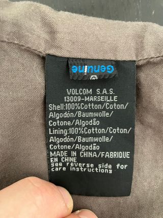 Chaqueta Volcom Militar Verde Talla M