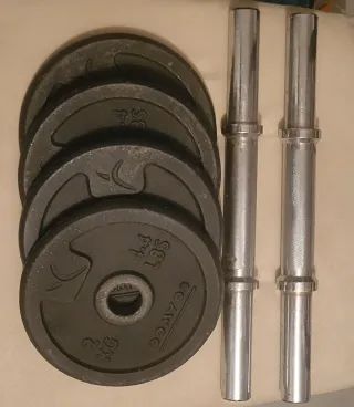 Mancuernas con discos 2kg