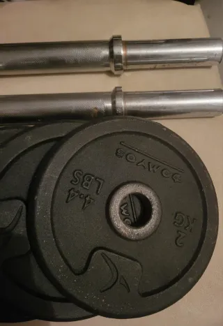 Mancuernas con discos 2kg