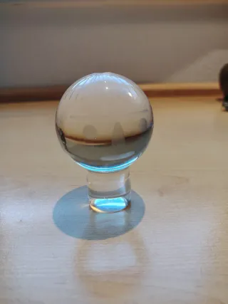 Volto firmato Bengt Orup della vetreria Johansfors