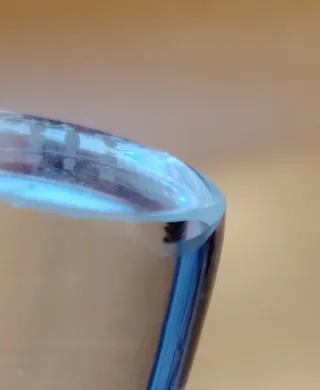 Volto firmato Bengt Orup della vetreria Johansfors