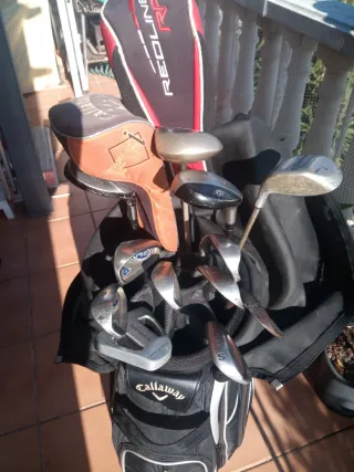 Bolsa de golf con 14 palos