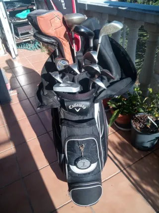 Bolsa de golf con 14 palos