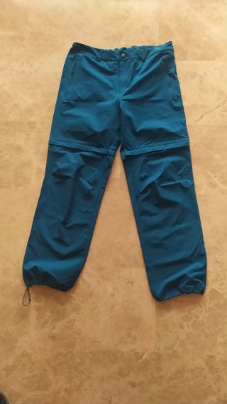 Pantaloni da escursionismo convertibili blu