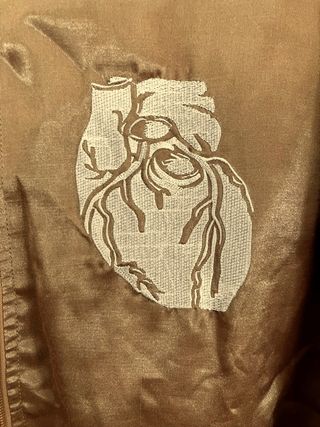 Chaqueta Bomber WESC Satén Corazón