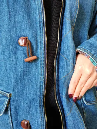 Parka Vintage Denim Taglia M