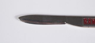 Tagliacarte pubblicitario vintage anni '70-'80