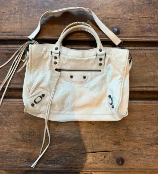 Borsa Balenciaga City Bianca