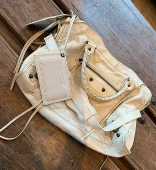 Borsa Balenciaga City Bianca