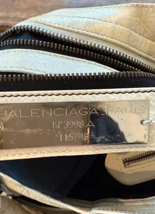 Borsa Balenciaga City Bianca