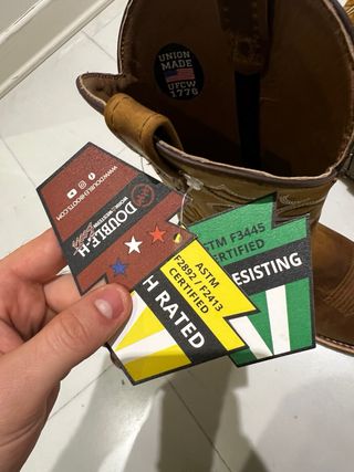 Double H Dylan Roper Boots 44 NUOVI – pelle USA