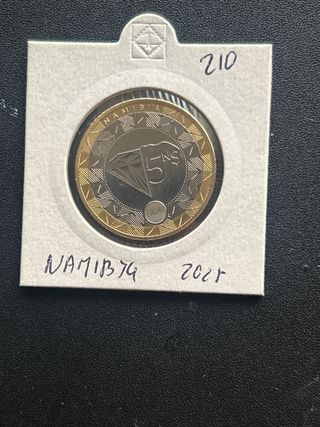 Lote 5 monedas Namibia 2025