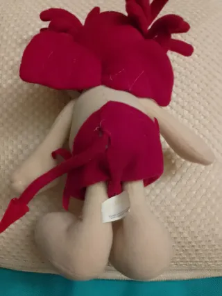 Peluche Diablillo Rojo y Blanco
