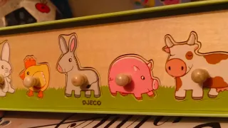 Puzzle madera animales Djeco Farm'n'co
