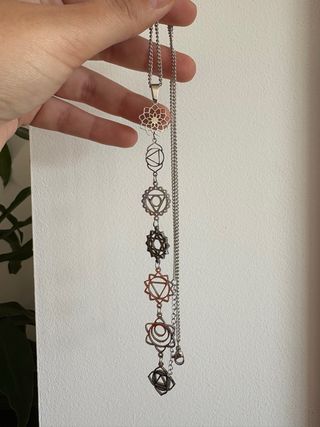 Collar Acero Chakras