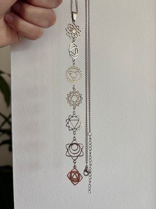 Collar Acero Chakras