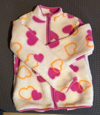 Chaqueta Polar Niña Corazones **solo envíos **