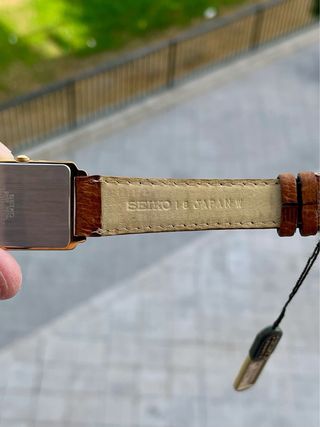 Reloj Seiko Tank Vintage Gold NOS *Año 1994*