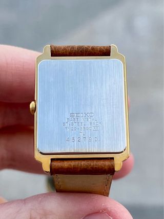 Reloj Seiko Tank Vintage Gold NOS *Año 1994*