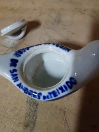 Recuerdo Cerámica Sargadelos Pájaro Azul