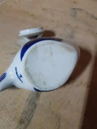 Recuerdo Cerámica Sargadelos Pájaro Azul