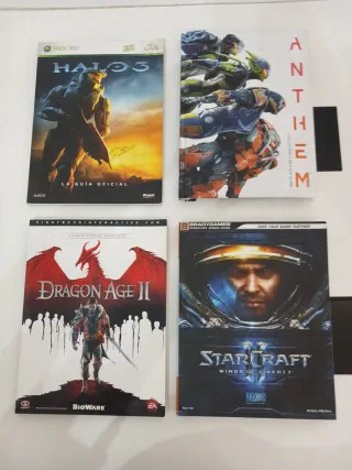 Lotes Guías Videojuegos Halo, Anthem, Dragon Age,