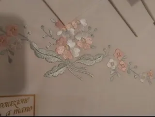 Tovaglia elegante ricamata 12 posti