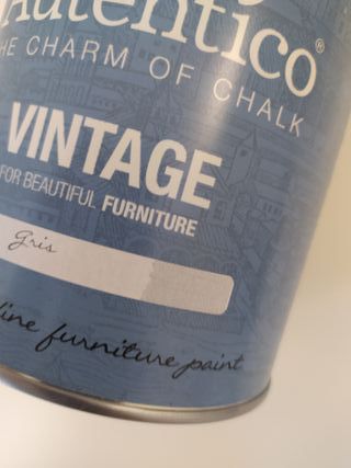 Pintura Autentico Vintage Gris 1L