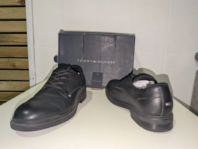 Zapatos Tommy Hilfiger Negros Talla 40