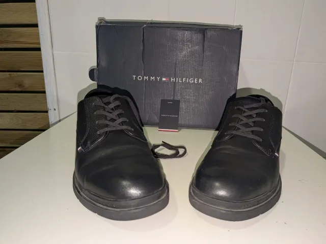 Zapatos Tommy Hilfiger Negros Talla 40