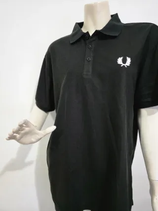 Camiseta Fred Perry Negra Hombre