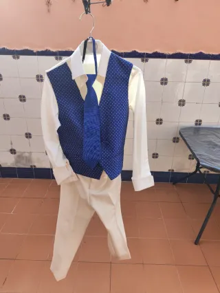 Traje de comunión blanco