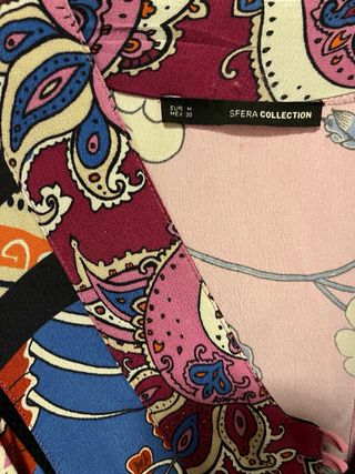 Vestido Sfera estampado patchwork talla M