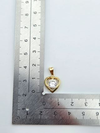 Colgante de Oro 18K, Corazón, 1gr, 1,5cm
