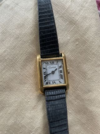 Reloj Cartier Must Mujer Dorado Usado